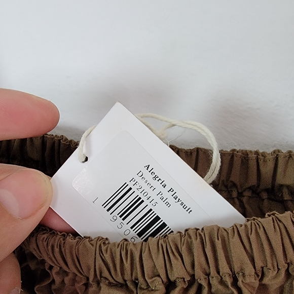 Ulla Johnson Alegria Poplin Playsuit Desert Palm New With Tags Size 12 - Picture 12 of 13